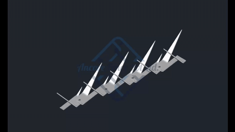 Razor Shark Tooth Wall Spike